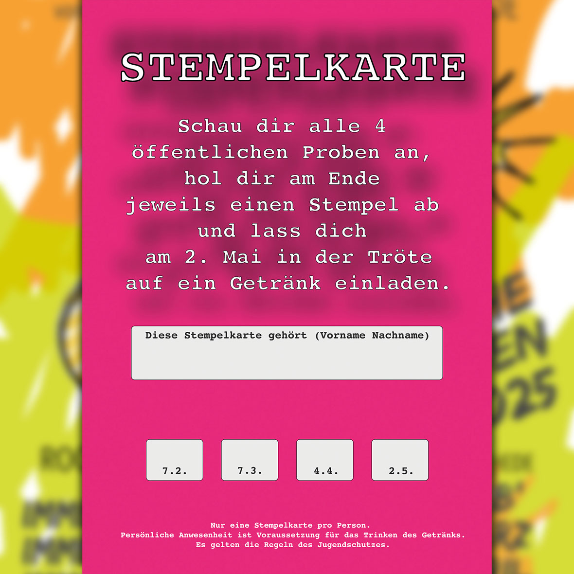 Stempelkarte